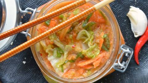 Kimchi simple et rapide