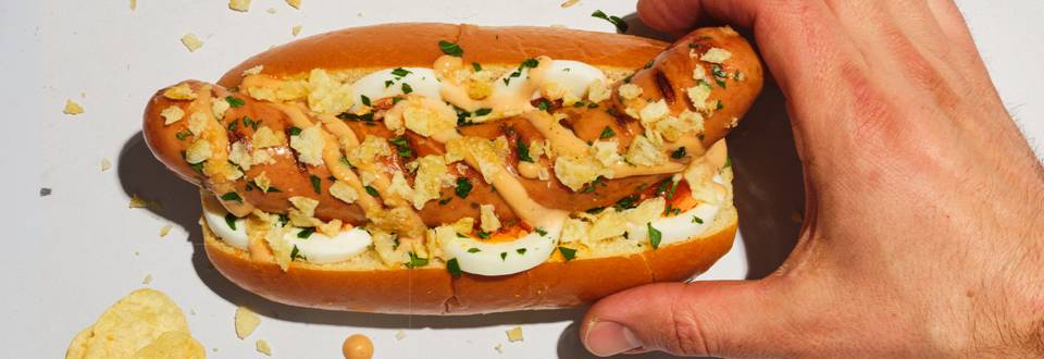 Hot-dog au schüblig chili cheese